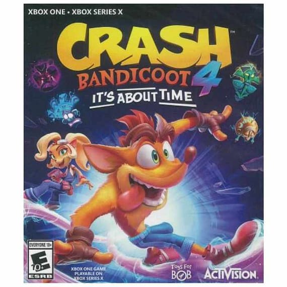 Crash Bandicoot 4 It's About Time – XBox One Games "BAE" Charm Bracelet