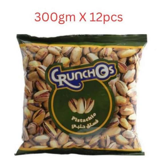 Crunchos Pistachio 300g -Carton of 12 Packs Dates & Dry Fruits "BAE" Charm Bracelet