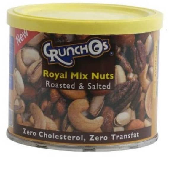 Crunchos Royal Mix Nuts 100g- Carton of 12 Packs Dates & Dry Fruits "BAE" Charm Bracelet