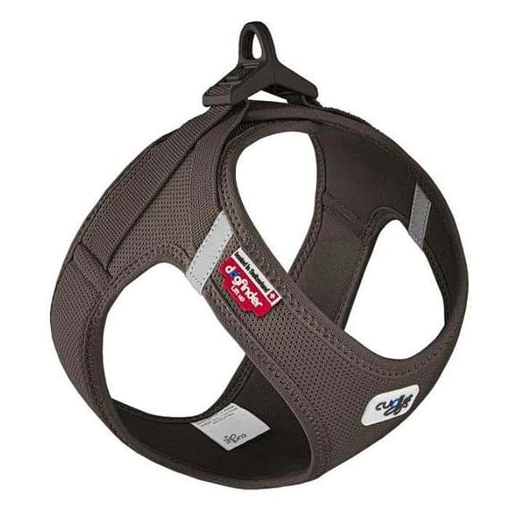 Curli Vest Harness With Curli Clasp Air Mesh For Dogs – Brown Small Collars & Harnesses "BAE" Charm Bracelet