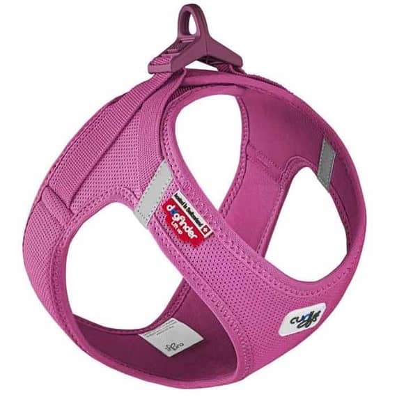 Curli Vest Harness With Curli Clasp Air Mesh For Dogs – Fuchsia-Medium Collars & Harnesses "BAE" Charm Bracelet