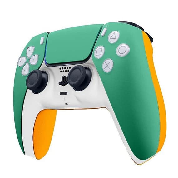 Customized Sony PlayStation 5 Dualsense Controller Jade – Craft by Merlin Controllers "BAE" Charm Bracelet