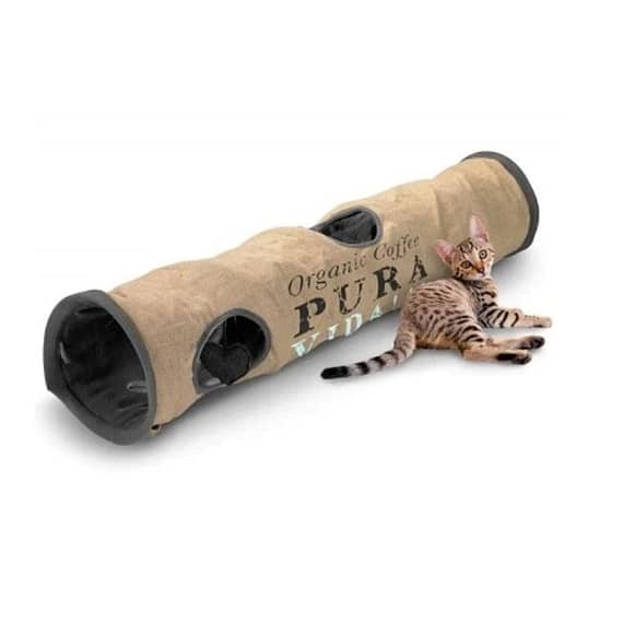 D&D Pura Vida Cat Tunnel Cat Toy – 120X25X25Cm Cat Toys "BAE" Charm Bracelet