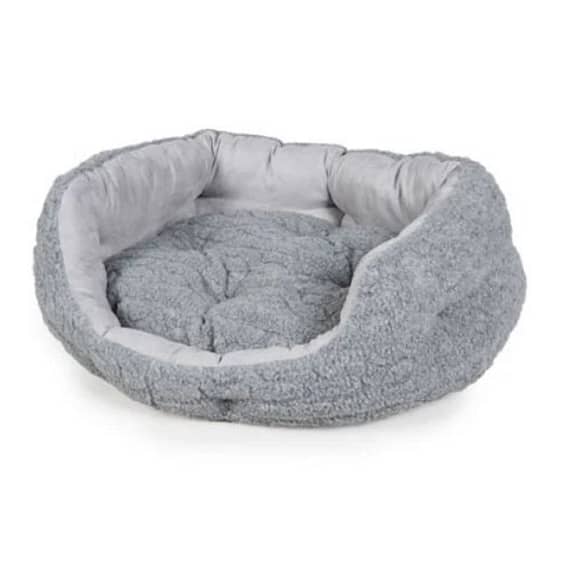 Danish Design Bobble Deluxe Slumber Dog Bed – Pewter, 89Cm Beds & Cushions "BAE" Charm Bracelet
