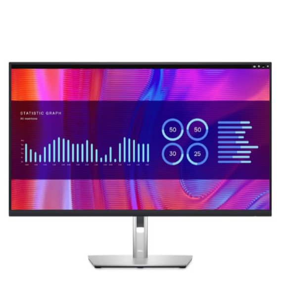 Dell 32inch QHD 2560 x 1440 Monitor, Anti-glare, HDMI, USB-C Hub, RJ-45, Adjustable – P3223DE Desktop & Monitors "BAE" Charm Bracelet