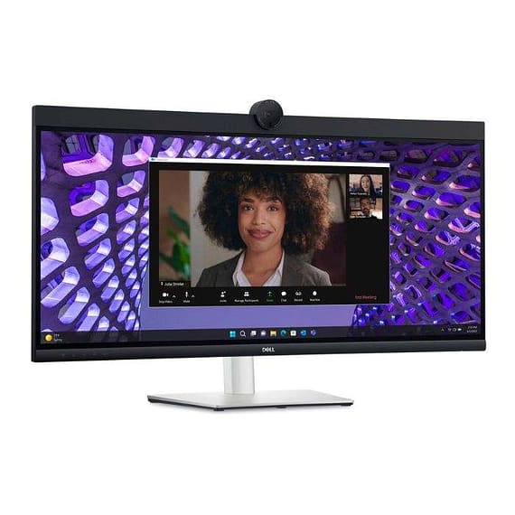 Dell Curved Conferencing Monitor, 34inch WQHD IPS Display, 60Hz Refresh Rate, Up to 5ms Response Time, 3800R Curved, Adjustability, Built-In Camera & Speaker – P3424WEB Desktop & Monitors "BAE" Charm Bracelet