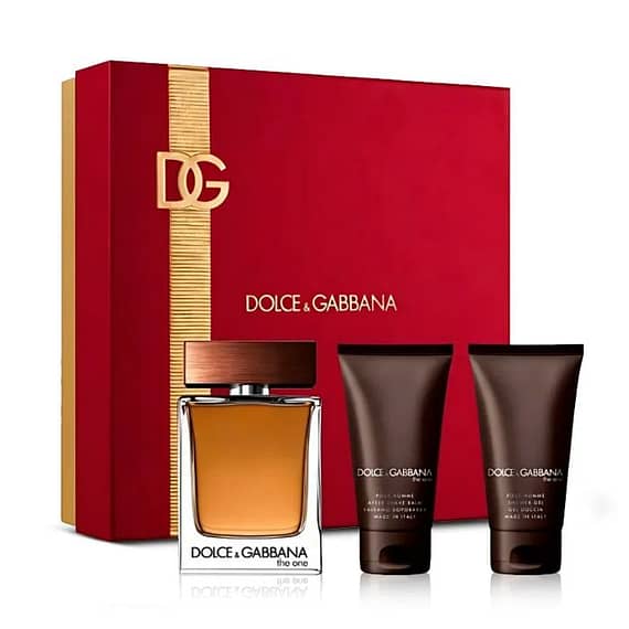Dolce & Gabbana The One 3Pcs (M) Edt 100Ml + 50Ml Asb + 50Ml Sg Set Gift Sets "BAE" Charm Bracelet