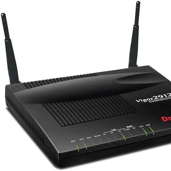 Draytek Vigor 2912N Router, Black Computer Accessories "BAE" Charm Bracelet