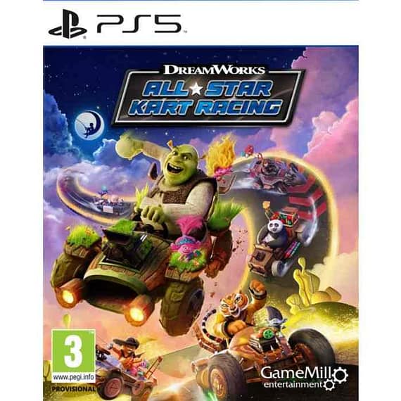 Dreamworks All Star Kart Racing PS5 Games "BAE" Charm Bracelet