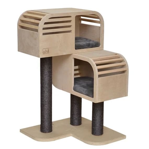 Ebi Atlas 90 Scratching Post For Cats – Brown, 57X56X93Cm Cat scratcher & Post "BAE" Charm Bracelet