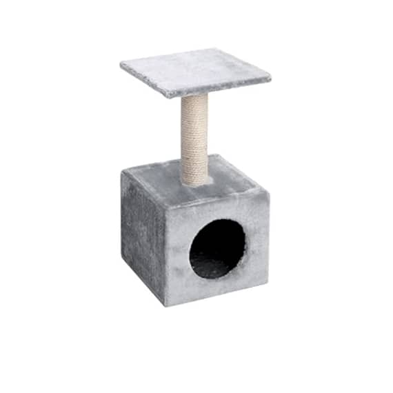 Ebi Classic Cat Tree Abey – Grey-30X30X60Cm Cat scratcher & Post "BAE" Charm Bracelet