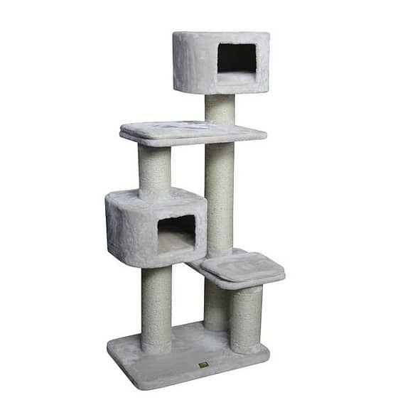 Ebi Scratching Tree Trend Catrock Western Inn For Cats – Creme, 70X50X160Cm Cat scratcher & Post "BAE" Charm Bracelet