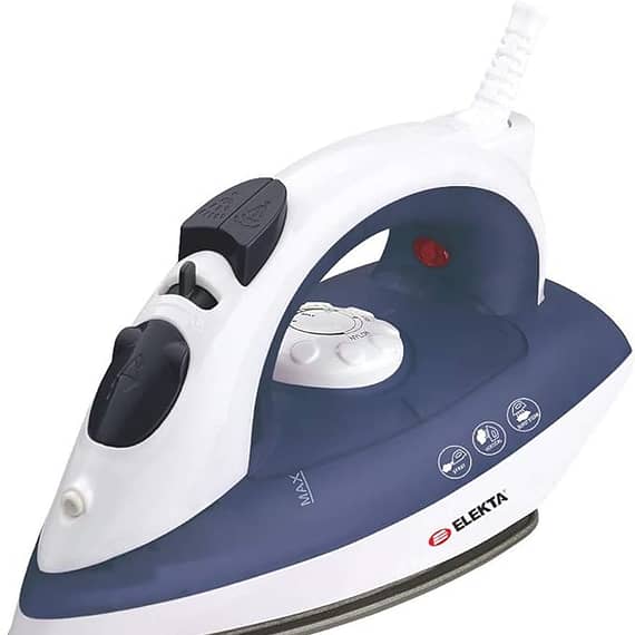 Elekta Non-Stick Sole Dry Iron With Spray 1120Watts Small – ESI-1580XY Household "BAE" Charm Bracelet