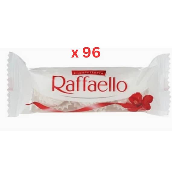 Ferrero Raffaello 30G, Box Of 96Pcs Confectionery "BAE" Charm Bracelet