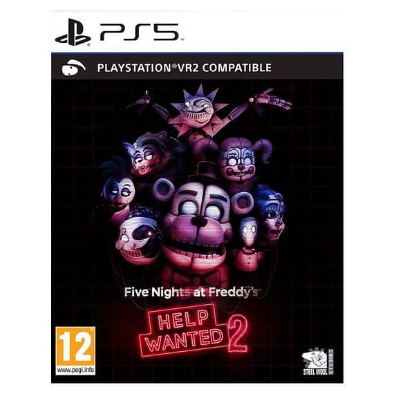 Five Nights at Freddy's Help Wanted 2 Playstation5 Games "BAE" Charm Bracelet