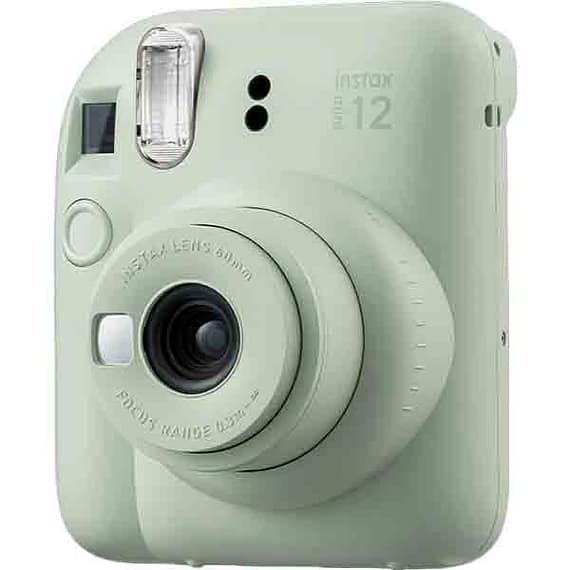 Fujifilm, INSTAX MINI 12, Instant Film Camera, Mint Green Electronics "BAE" Charm Bracelet