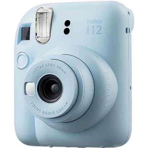 Fujifilm, INSTAX MINI 12, Instant Film Camera, Pastel Blue Electronics "BAE" Charm Bracelet