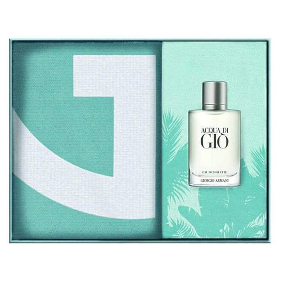 Giorgio Armani Acqua Di Gio (M) Edt 100ml + Towel Set Gift Sets "BAE" Charm Bracelet