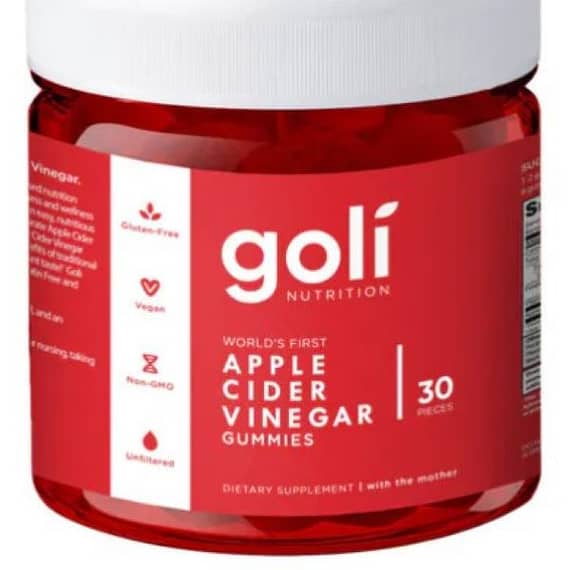Goli World's First Apple Cider Vinegar Dietary Supplement, 30Pcs Grocery "BAE" Charm Bracelet