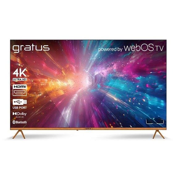 Gratus WebOS Powered 4K Edgeless UHD 70 Inch LED SMART TV With ThinQ AI, Quad Core Processor, Dolby Audio, Model- LT70W4K23H Electronics "BAE" Charm Bracelet