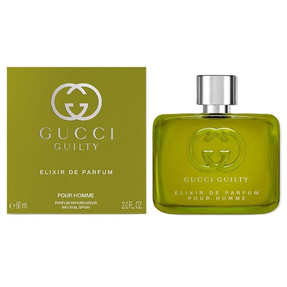 Gucci Guilty Pour Homme Elixir De Parfum 60ml (M) Men's Fragrance "BAE" Charm Bracelet