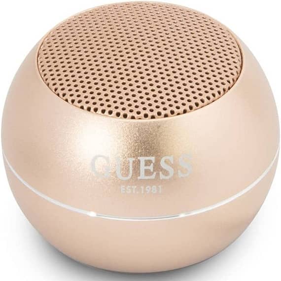 Guess Aluminum Bluetooth Mini Speaker, Gold Electronics "BAE" Charm Bracelet