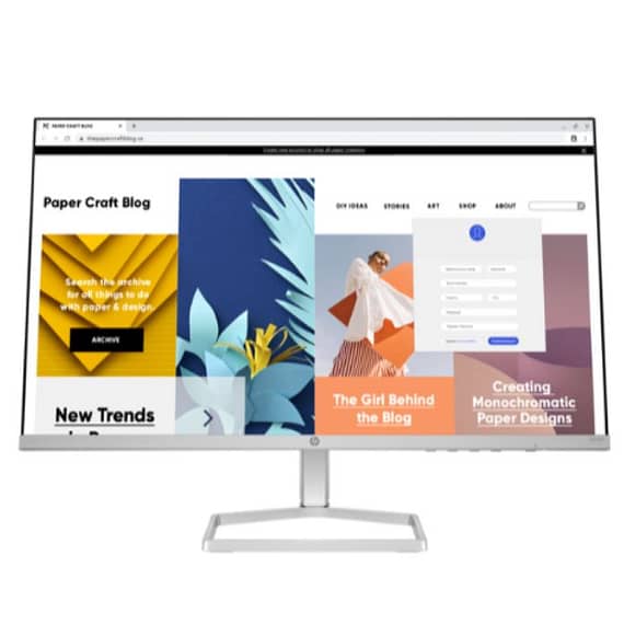 HP Series 5 524SF 23.8 inch FHD 1920 x 1080 Monitor, Anti-glare, HDMI, VGA, Tilt, Adjustable – 94C17AS-ABV Desktop & Monitors "BAE" Charm Bracelet