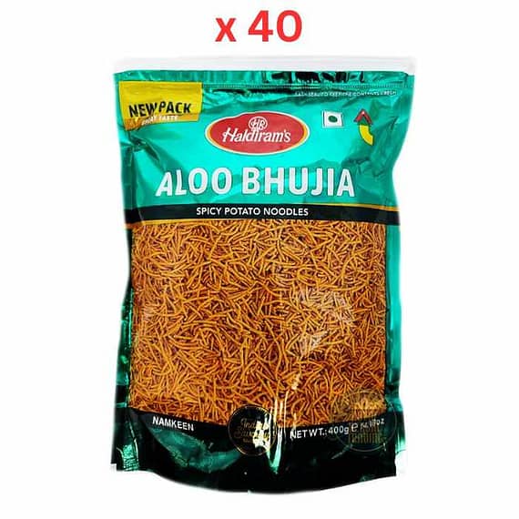 Haldirams Aloo Bhujia 400gm – Pack Of 40 Confectionery "BAE" Charm Bracelet