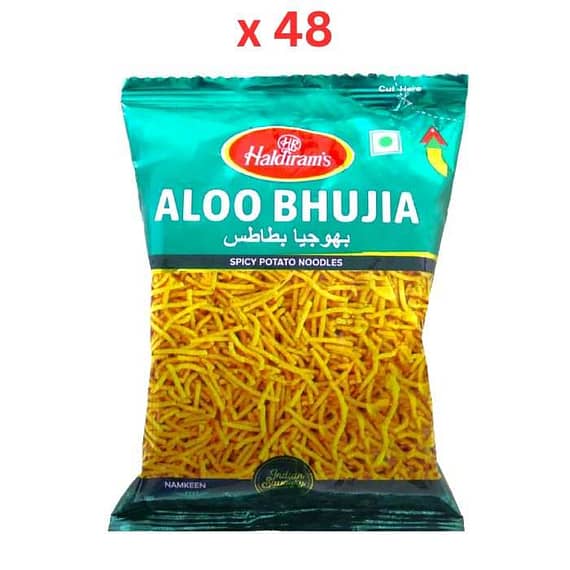 Haldirams Aloo Bhujia 40gm – Pack Of 48 Confectionery "BAE" Charm Bracelet