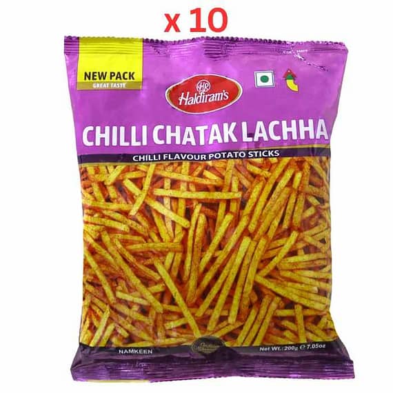 Haldirams Chilli Chatak Lachha 200gm – Pack Of 10 Confectionery "BAE" Charm Bracelet