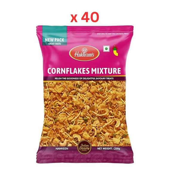Haldirams Cornflakes Mixture 200gm – Pack Of 40 Confectionery "BAE" Charm Bracelet