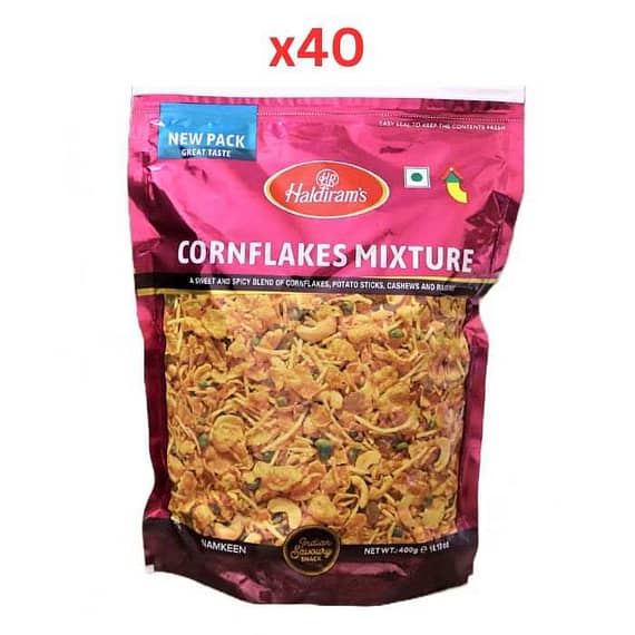 Haldirams Cornflakes Mixture 400Gm (Pack Of 40) Confectionery "BAE" Charm Bracelet