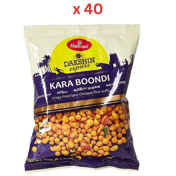 Haldirams Dakshin Express Kara Boondi 180gm – Pack Of 40 Confectionery "BAE" Charm Bracelet