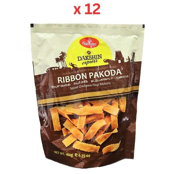 Haldirams Dakshin Express Ribbon Pakoda 180gm – Pack Of 12 Confectionery "BAE" Charm Bracelet