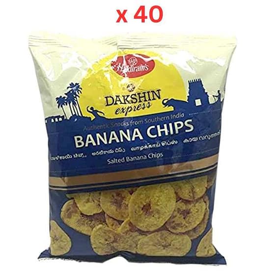 Haldirams Dakshin Express Salted Banana Chips 180gm – Pack Of 40 Confectionery "BAE" Charm Bracelet