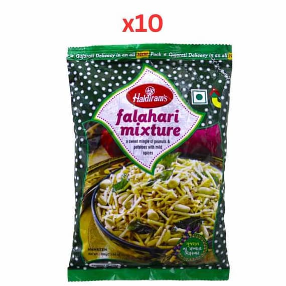 Haldirams Falahari Mixture 200Gm (Pack Of 10) Confectionery "BAE" Charm Bracelet