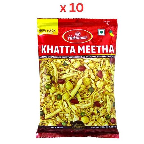 Haldirams Khatta Meetha 200gm – Pack Of 10 Confectionery "BAE" Charm Bracelet