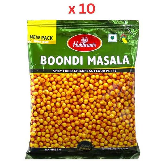 Haldirams Masala Boondi Namkeen – 200 Gm – Pack Of 10 Confectionery "BAE" Charm Bracelet