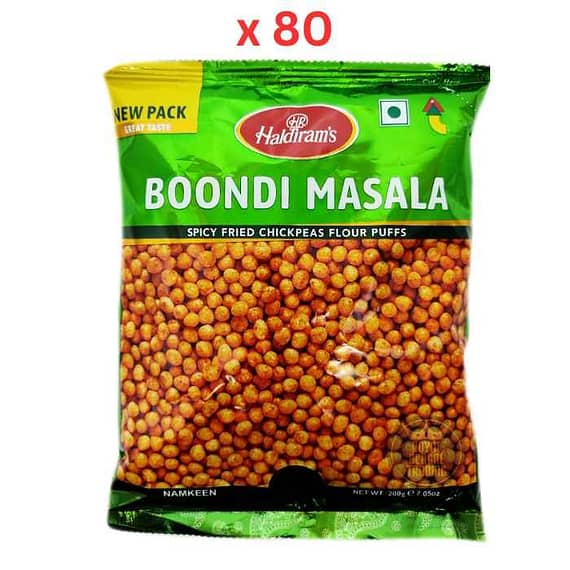 Haldirams Masala Boondi Namkeen – 200 Gm – Pack Of 80 Confectionery "BAE" Charm Bracelet
