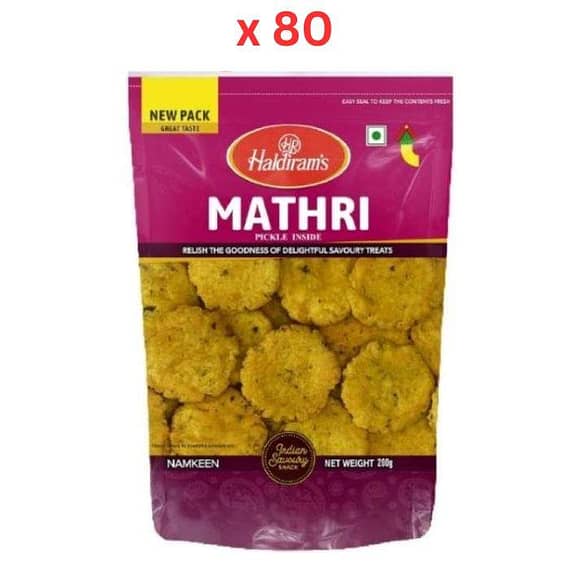 Haldirams Mathri 200gm – Pack Of 80 Confectionery "BAE" Charm Bracelet