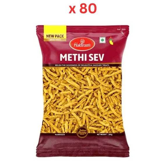 Haldirams Methi Sev 200gm – Pack Of 80 Confectionery "BAE" Charm Bracelet