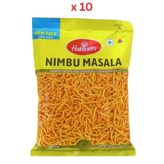 Haldirams Nimbu Masala 200gm – Pack Of 10 Confectionery "BAE" Charm Bracelet