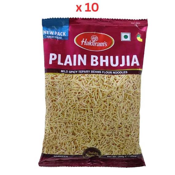 Haldirams Plain Bhujia 200gm – Pack Of 10 Confectionery "BAE" Charm Bracelet