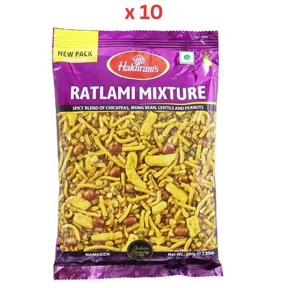 Haldirams Ratlami Mixture 200gm – Pack Of 10 Confectionery "BAE" Charm Bracelet