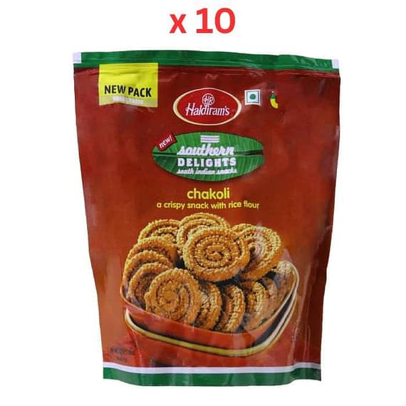 Haldirams Southern Delights Chakoli Snack 200gm – Pack Of 10 Confectionery "BAE" Charm Bracelet