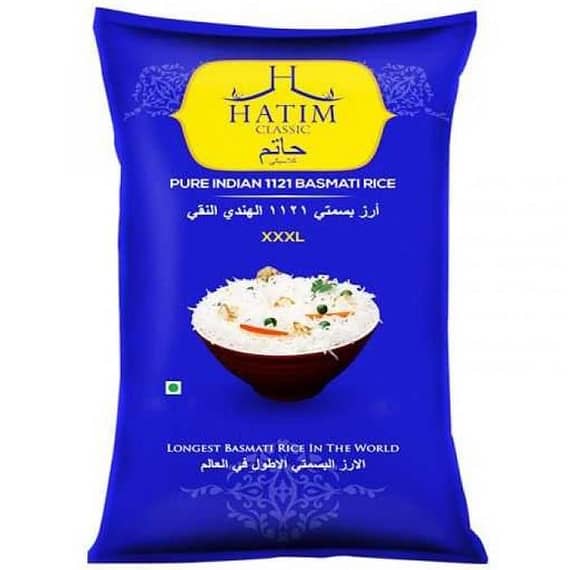 Hatim Classic Basmati Rice – 10kg Bag Food Cupboard "BAE" Charm Bracelet