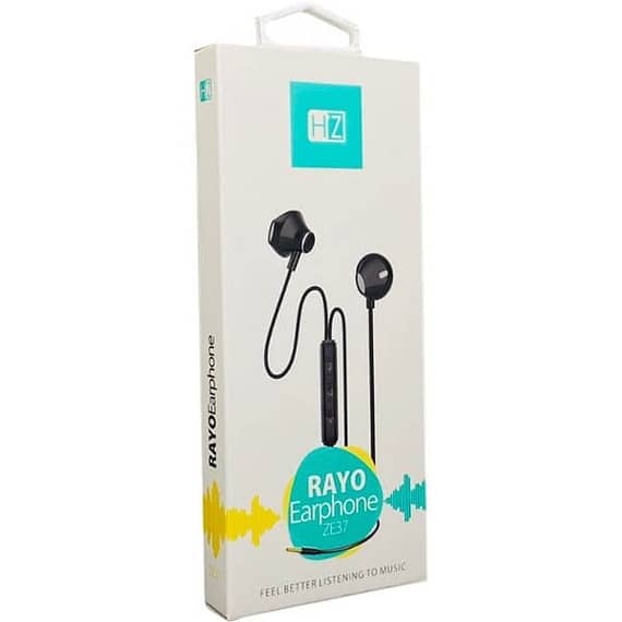 Heatz ZE37 Wired In Ear Headset, Black Electronics "BAE" Charm Bracelet