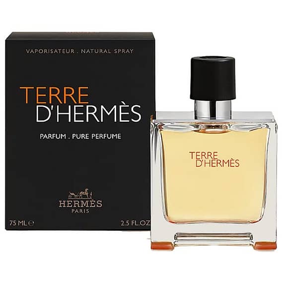 Hermes Terre D Hermes Pure Perfume 75ml (M) Men's Fragrance "BAE" Charm Bracelet