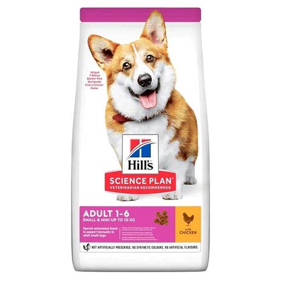 Hill'S Science Plan Small & Mini Adult Chicken Dry Dog Food – 3Kg Dog Food "BAE" Charm Bracelet