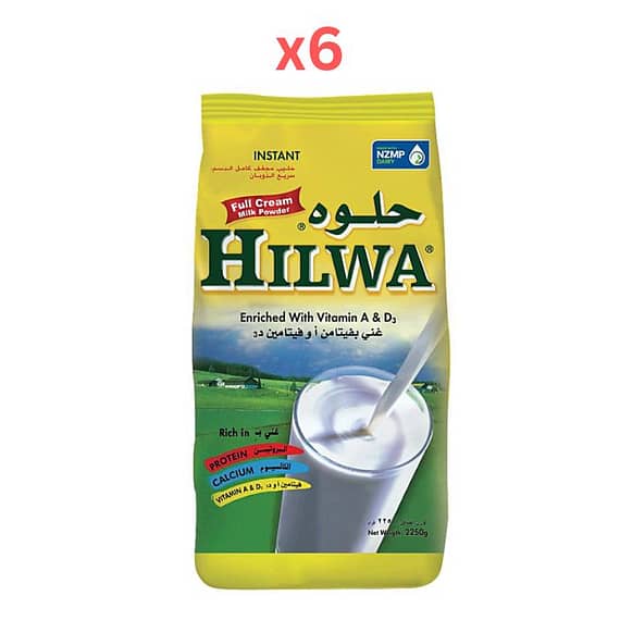 Hilwa Milk Powder Pouch 2.25Kg Pack of 6 Dairy "BAE" Charm Bracelet